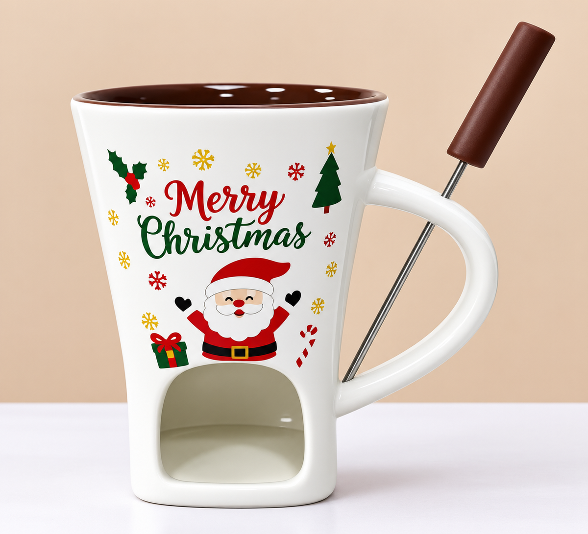 Merry Melt chocolate fondue mug