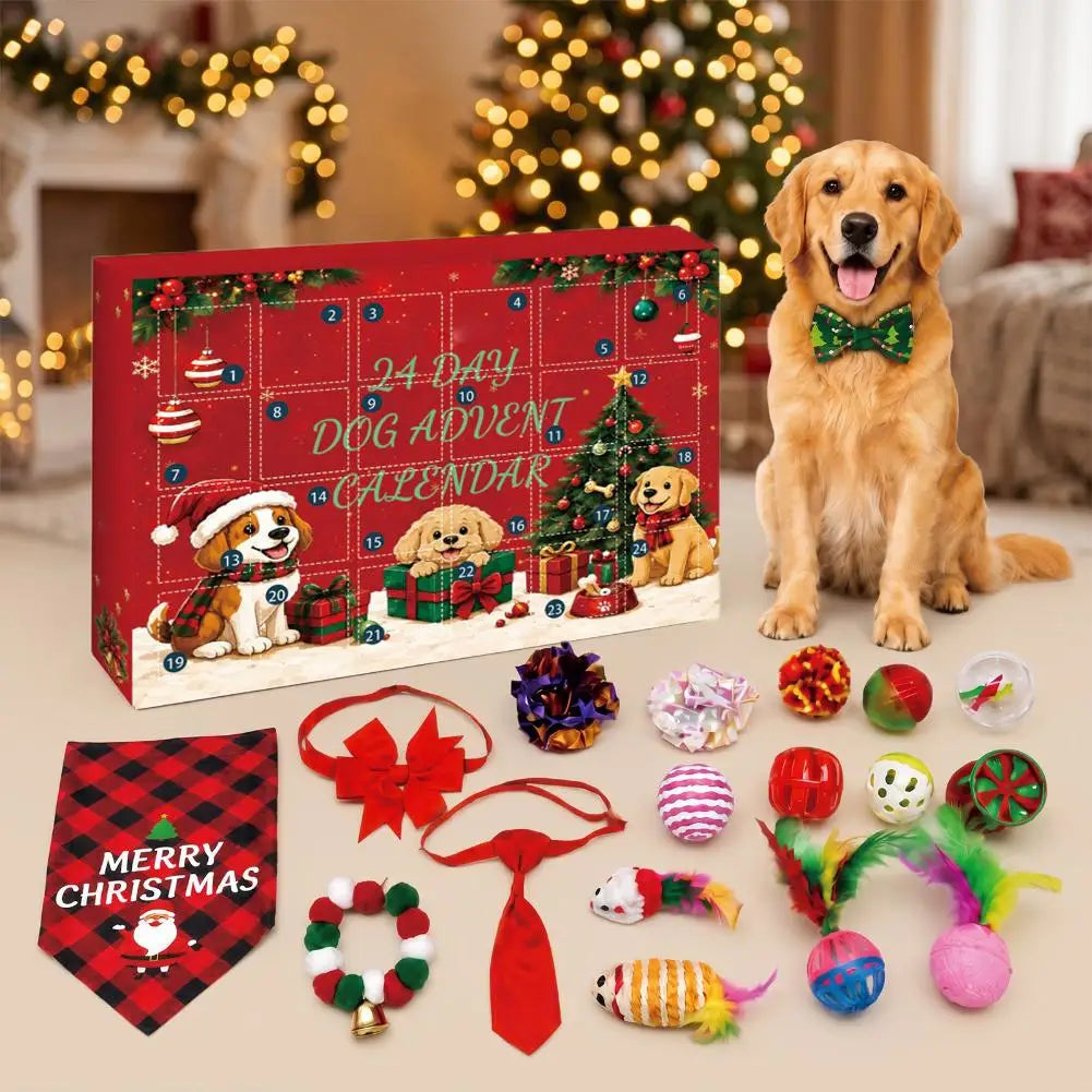 Dog toys from the advent calendar